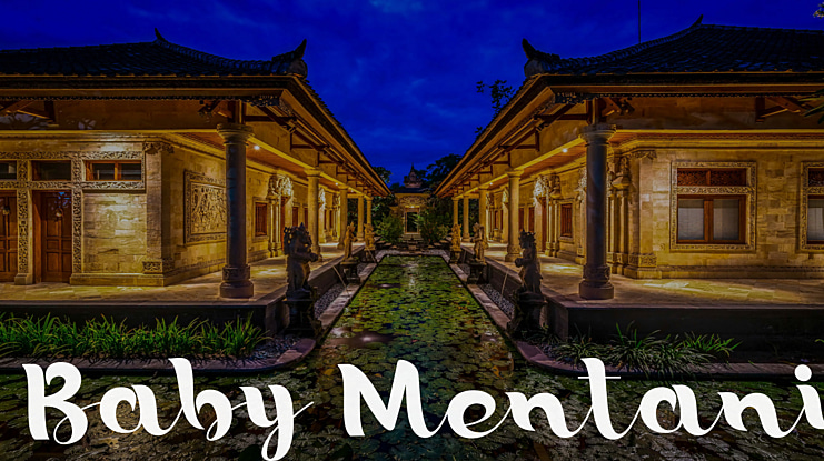 Baby Mentani Font