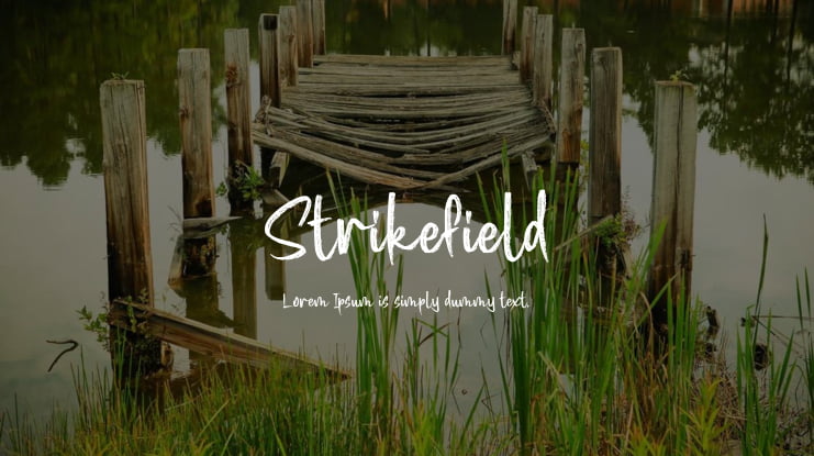 Strikefield Font