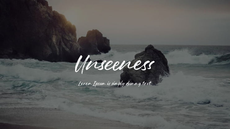 Unseeness Font