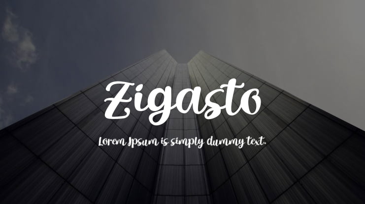 Zigasto Font