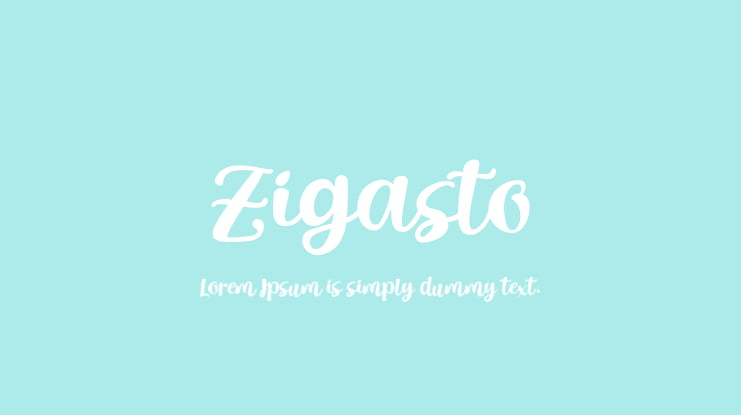 Zigasto Font