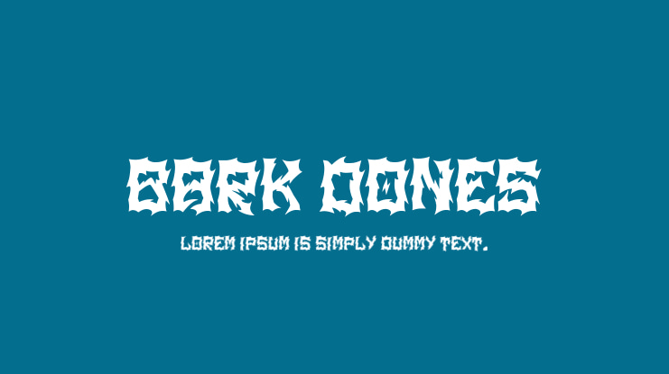 Bark Dones Font
