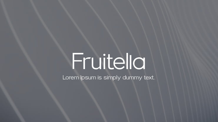 Fruitella Font