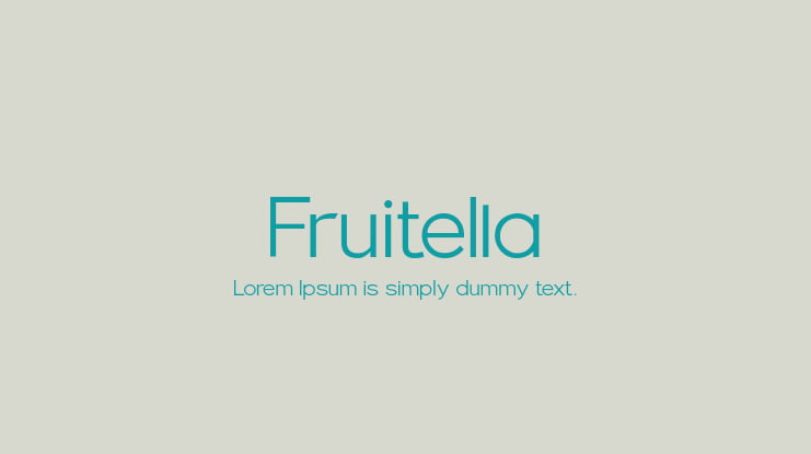 Fruitella Font