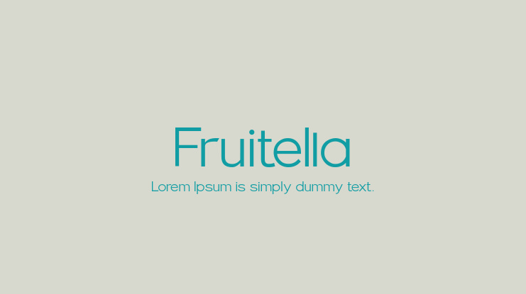 Fruitella Font