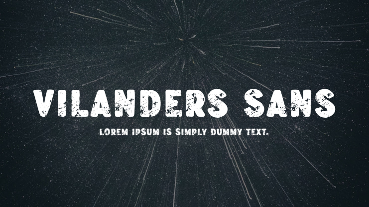 Vilanders Sans Font