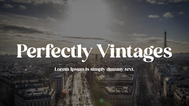 Perfectly Vintages Font