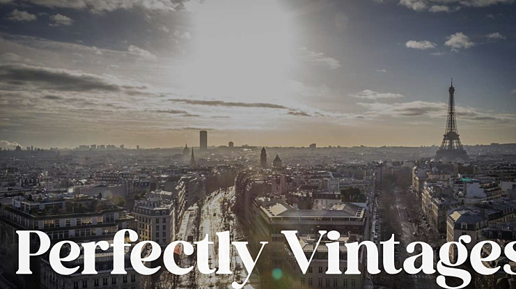 Perfectly Vintages Font