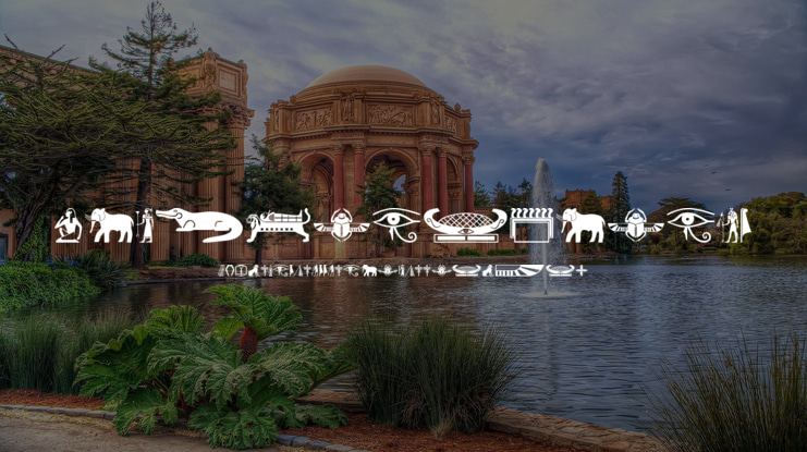 Old Egypt Glyphs Font