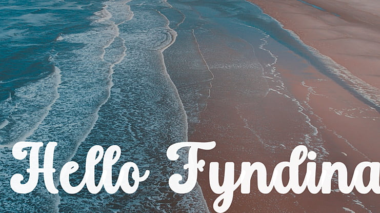 Hello Fyndina Font