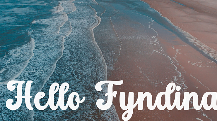 Hello Fyndina Font