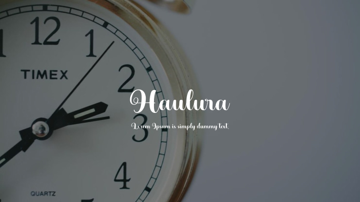 Haulura Font