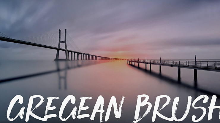 Gregean Brush Font