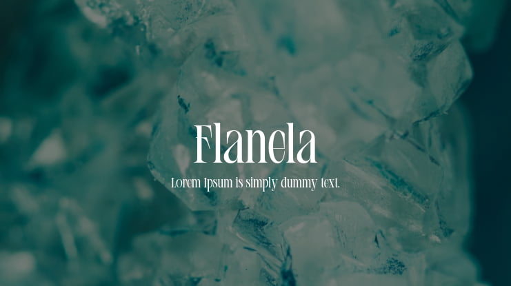 Flanela Font