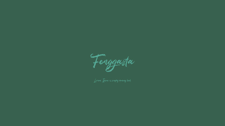 Fenggasta Font Family