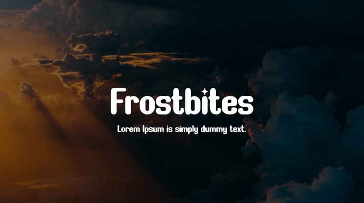 Frostbites Font