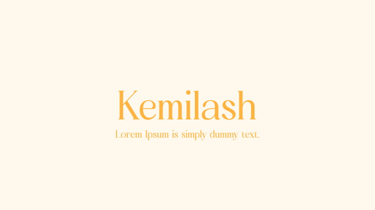 Kemilash Font