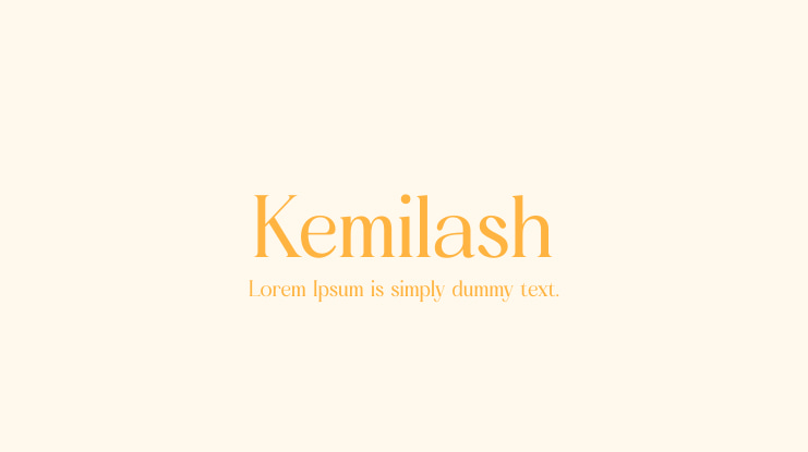 Kemilash Font