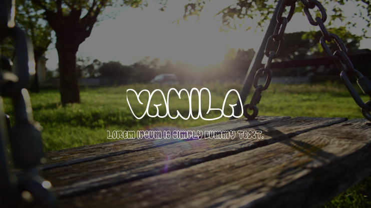 VANILA Font