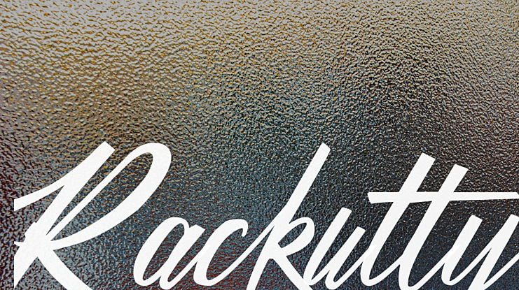 Rackutty Font
