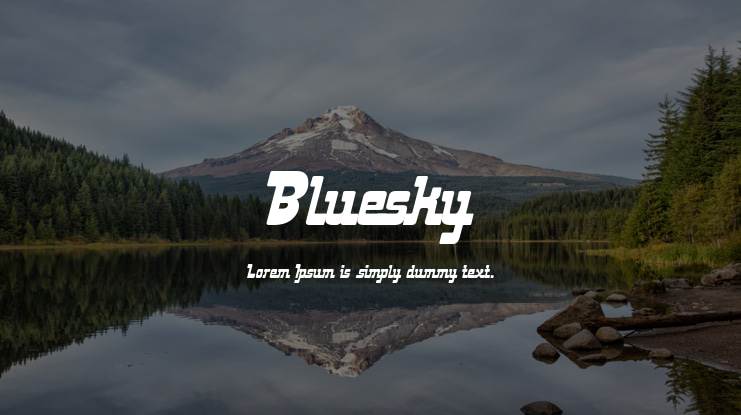 Bluesky Font