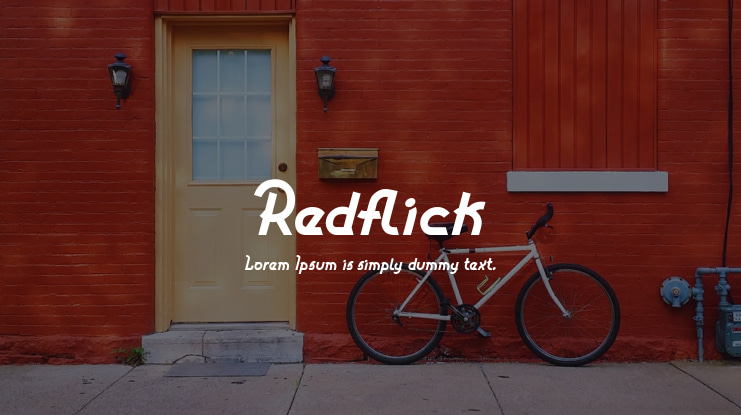 Redflick Font