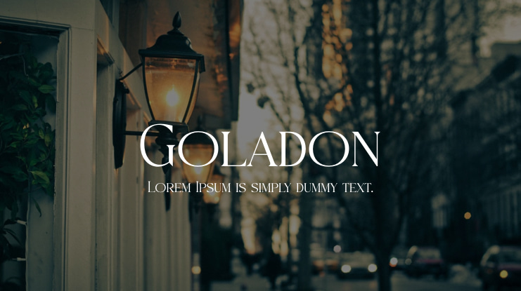 Goladon Font