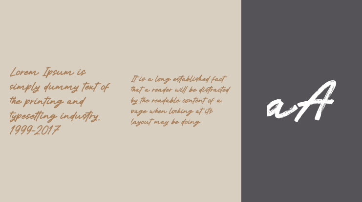 Brushstroke Font