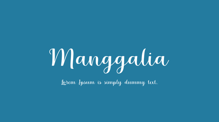 Manggalia Font