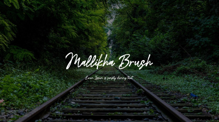 Mallikha Brush Font Family
