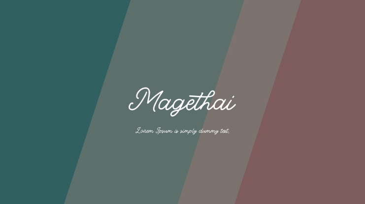 Magethai Font