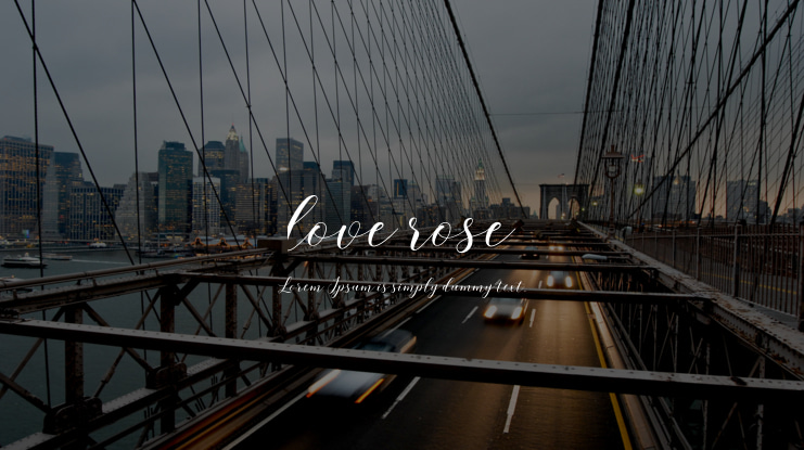 love rose Font