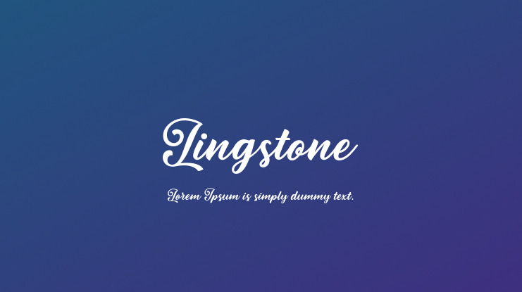 Lingstone Font