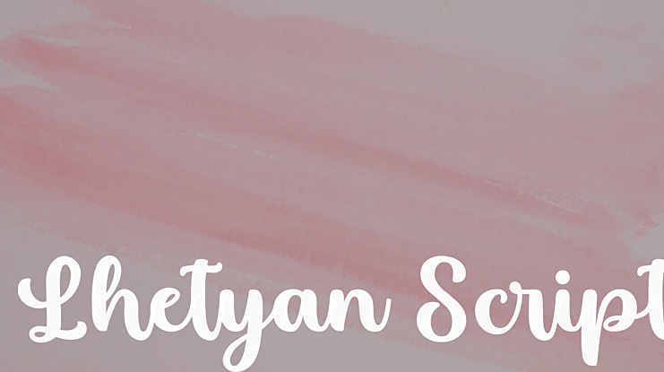 Lhetyan Script Font