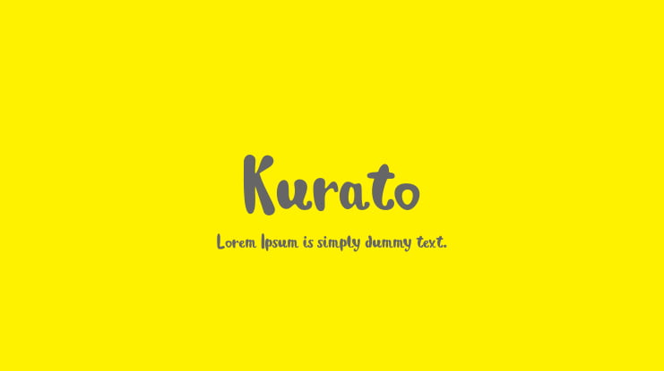 Kurato Font