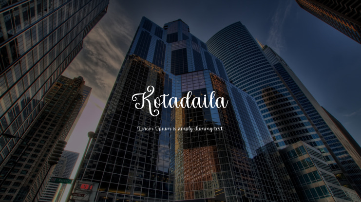 Kotadaila Font