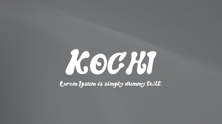 KOCHI Font