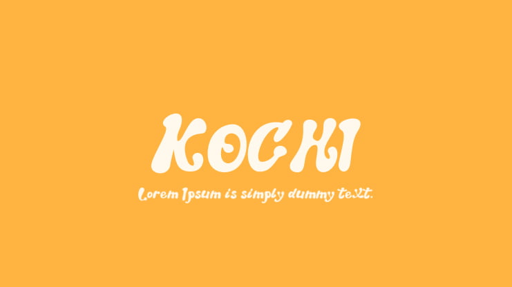 KOCHI Font
