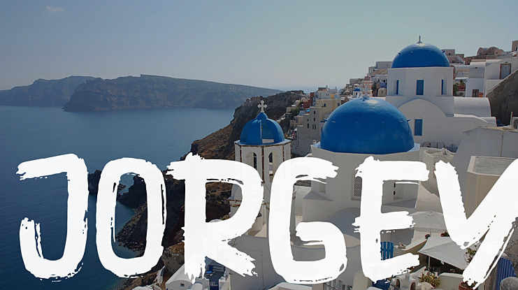 Jorgey Font Family