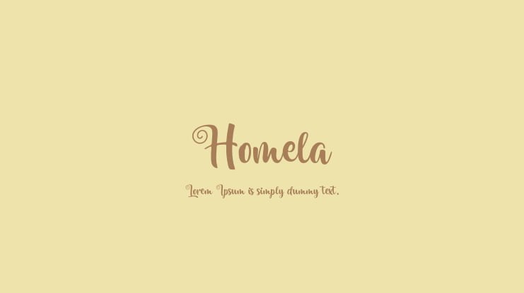 Homela Font