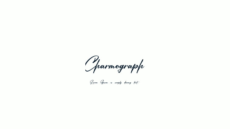 Charmograph Font