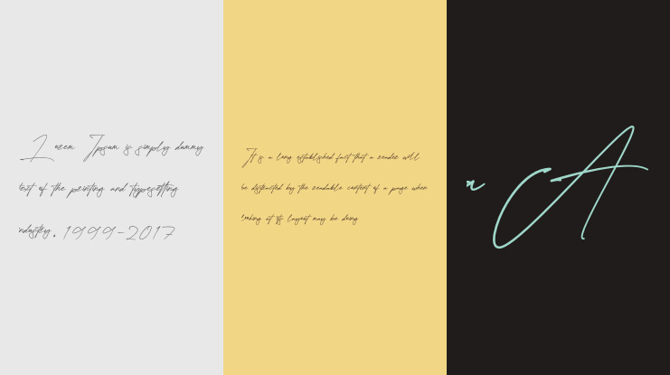 Dellany Signature Font