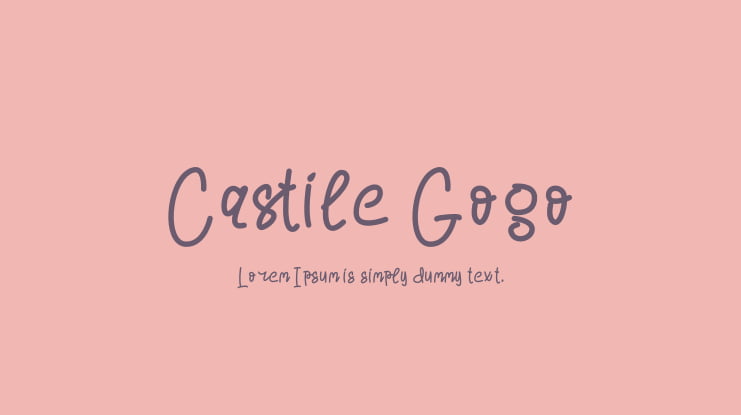 Castile Gogo Font