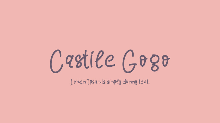 Castile Gogo Font