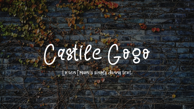 Castile Gogo Font