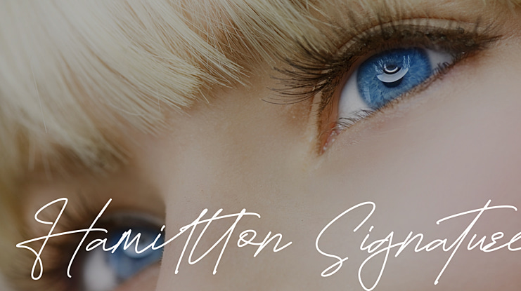 Hamiltton Signature Font