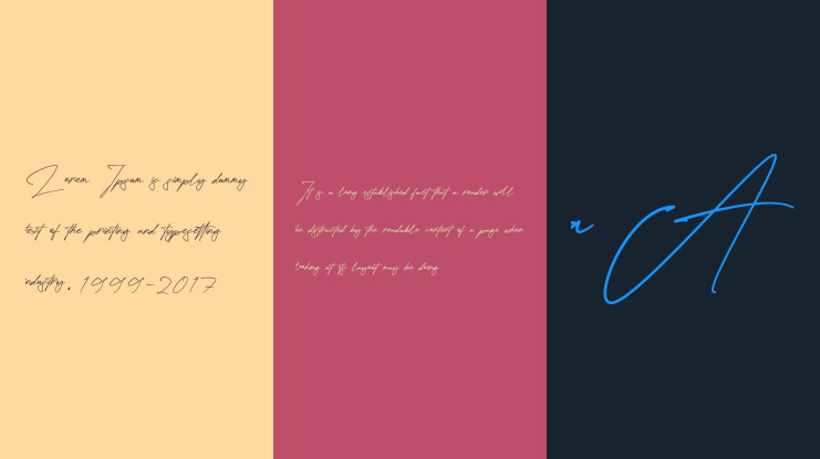 Attallia Signature Font
