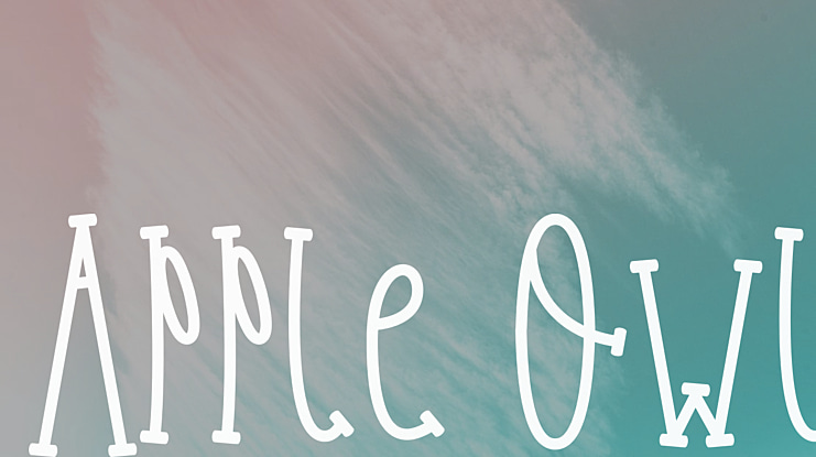 Apple Owl Font