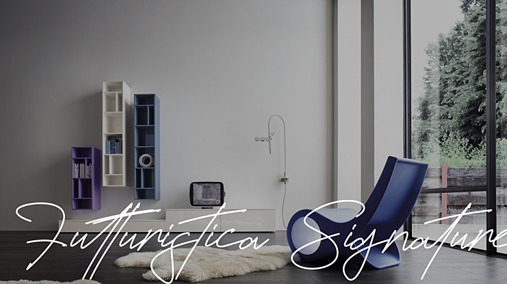 Futturistica Signature Font