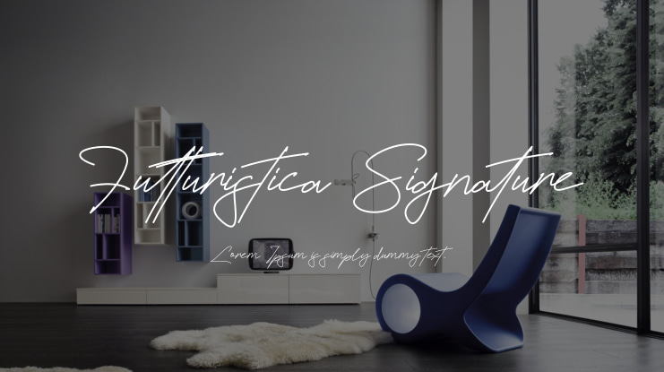 Futturistica Signature Font
